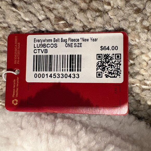 lululemon **SPECIAL** Chinese New Year Rabbit Belt Bag NWT - Picture 2 of 3